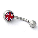 www.piercing-sperky.cz : Piercing BRITSKÁ VLAJKA BNJP 83