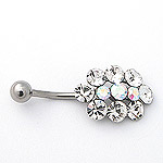 www.piercing-sperky.cz : Piercing do pupíku BCX 02crystal