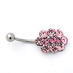 www.piercing-sperky.cz : Piercing do pupíku BCX 02rose