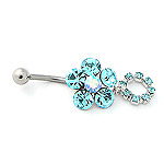 www.piercing-sperky.cz : Piercing do pupíku BCX 04blue