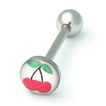 www.piercing-sperky.cz : Piercing do jazyku CHERRIES HRPP208