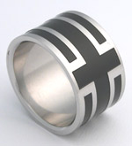 www.piercing-sperky.cz : Prsten z chirurgické oceli matný 232463b