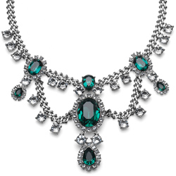 Obrázek č. 1 k produktu: Náhrdelník s krystaly Swarovski Oliver Deluxe Emerald