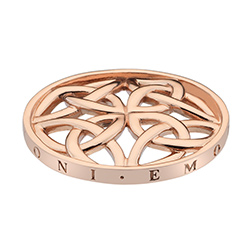 Přívěsek Hot Diamonds Emozioni Celtic Cross Rose Gold Coin