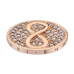 Přívěsek Hot Diamonds Emozioni Infinity Rose Gold Coin