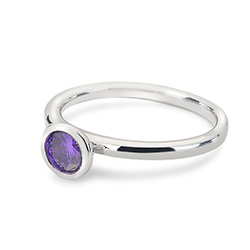 Obrázek č. 1 k produktu: Stříbrný prsten Hot Diamonds Emozioni Scintilla Violet Spirituality