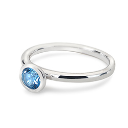 Obrázek č. 1 k produktu: Stříbrný prsten Hot Diamonds Emozioni Scintilla Blue Peace