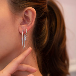 Obrázek č. 5 k produktu: Stříbrné náušnice Hot Diamonds Hoops DE629
