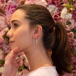 Obrázek č. 7 k produktu: Stříbrné náušnice Hot Diamonds Hoops DE629