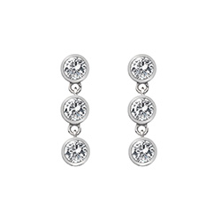 Stříbrné náušnice Hot Diamonds Willow DE585
