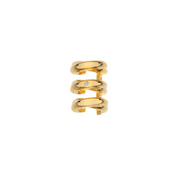 Obrázek č. 3 k produktu: Stříbrné pozlacené náušnice single Cuff Hot Diamonds x Jac Jossa Soul DE675