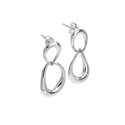 Stříbrné náušnice Hot Diamonds Sleek DE806