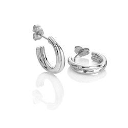 Stříbrné náušnice Hot Diamonds Aura DE822