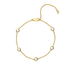 Obrázek č. 3 k produktu: Pozlacený stříbrný náramek Hot Diamonds X Gemstones DL698