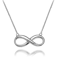 Stříbrný náhrdelník Hot Diamonds Infinity