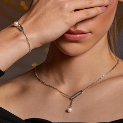 Obrázek č. 3 k produktu: Stříbrný náhrdelník Hot Diamonds Linked DN172