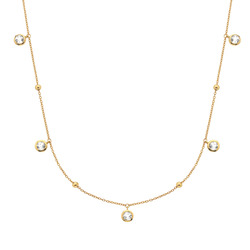 Obrázek č. 3 k produktu: Pozlacený náhrdelník Hot Diamonds X Gemstones Droplet DN185