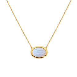Obrázek č. 3 k produktu: Pozlacený náhrdelník Hot Diamonds X Gemstones Oval DN187