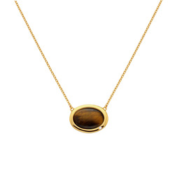 Obrázek č. 3 k produktu: Pozlacený náhrdelník Hot Diamonds X Gemstones Oval DN188