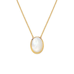 Obrázek č. 3 k produktu: Pozlacený náhrdelník Hot Diamonds X Gemstones Oval DN189