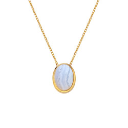 Obrázek č. 3 k produktu: Pozlacený náhrdelník Hot Diamonds X Gemstones Oval DN190
