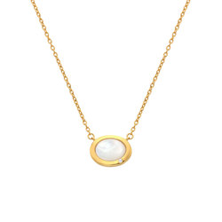 Obrázek č. 3 k produktu: Pozlacený náhrdelník Hot Diamonds X Gemstones s perletí DN200