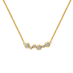 Obrázek č. 2 k produktu: Pozlacený stříbrný náhrdelník Hot Diamonds X Gemstones DN213