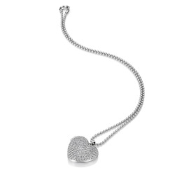 Obrázek č. 1 k produktu: Stříbrný náhrdelník Hot Diamonds Memories Heart Locket DP770