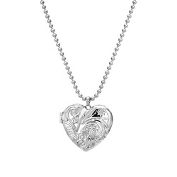 Stříbrný náhrdelník Hot Diamonds Memories Heart Locket DP772