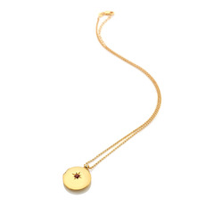 Pozlacený náhrdelník Hot Diamonds X Gemstones Locket DP931
