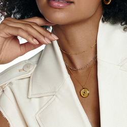 Obrázek č. 1 k produktu: Pozlacený náhrdelník Hot Diamonds X Gemstones Locket DP931