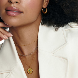 Obrázek č. 1 k produktu: Pozlacený náhrdelník Hot Diamonds X Gemstones Locket DP932