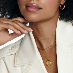 Obrázek č. 1 k produktu: Pozlacený náhrdelník Hot Diamonds X Gemstones Locket DP933