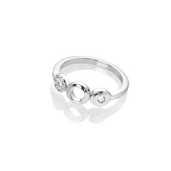 Stříbrný prsten Hot Diamonds Balance DR243