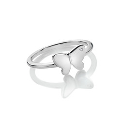 Stříbrný prsten Hot Diamonds Flutter DR254