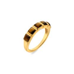 Obrázek č. 3 k produktu: Pozlacený prsten Hot Diamonds X Gemstones Square DR266