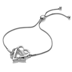 Obrázek č. 1 k produktu: Stříbrný náramek Hot Diamonds Adorable DL576