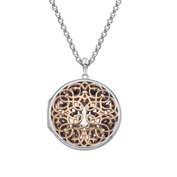 Přívěsek Hot Diamonds Large Circle Filigree Locket RG DP666