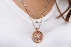 Obrázek č. 19 k produktu: Stříbrný přívěsek Hot Diamonds Emozioni Reversible Coin Keeper Rose Gold