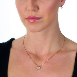 Obrázek č. 1 k produktu: Stříbrné náušnice Hot Diamonds Stargazer Heart Rose Gold