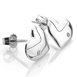 Obrázek č. 2 k produktu: Stříbrné náušnice Hot Diamonds Lunar Heart DE424