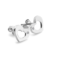 Obrázek č. 1 k produktu: Stříbrné náušnice Hot Diamonds Emerge Heart