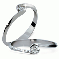 Obrázek č. 2 k produktu: Prsten s briliantem Danfil DF1914