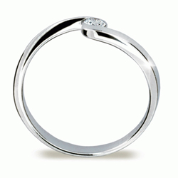 Obrázek č. 1 k produktu: Prsten s briliantem Danfil DF1934