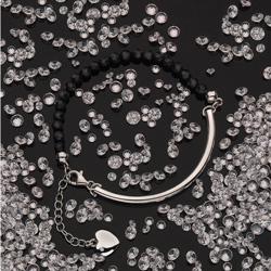 Obrázek č. 11 k produktu: Stříbrný náramek Hot Diamonds Festival Black Onyx