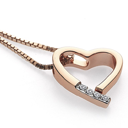 Obrázek č. 3 k produktu: Přívěsek Hot Diamonds Just Add Love Memories Rose Gold