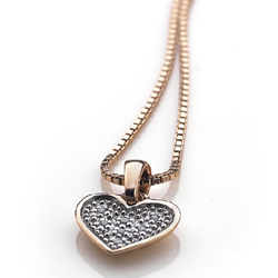 Obrázek č. 2 k produktu: Přívěsek Hot Diamonds Stargazer Heart Rose Gold