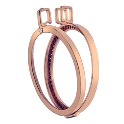 Obrázek č. 1 k produktu: Stříbrný přívěsek Hot Diamonds Emozioni Reversible Coin Keeper Rose Gold