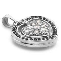 Obrázek č. 4 k produktu: Stříbrný náhrdelník Hot Diamonds Turning Heart