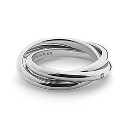 Obrázek č. 4 k produktu: Stříbrný prsten Hot Diamonds Trio
